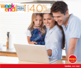 Weekend Easy  solo por este fin de semana hasta un 40% de descuento