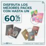 Hasta 60% de descuento en packs de libros en Antártica Libros