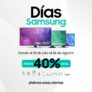 Días Samsung: Hasta 40% de descuento al 6 de agosto