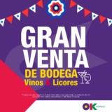 Gran Venta de Bodega de vinos y licores OK Market: Hasta 50% de descuento en productos seleccionados