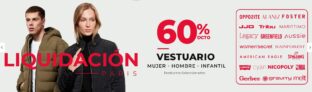 Liquidación Paris: Hasta 60% de descuento en vestuario y más