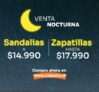 Venta Nocturna Calpany con ofertas en sandalias y zapatillas