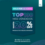 Libros Top 100 con hasta 20% OFF en la tienda en línea de Antártica Libros hoy y mañana