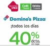 40% de descuento en Dominos Pizza pagando con tarjetas Falabella durante abril