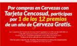 Santa Isabel regala un año de cerveza gratis, solo debes comprar cervezas con tu tarjeta Cencosud y ya estas particpando