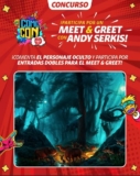 Gana un meet & greet con Andy Serkis en Comic Con 2023 cortesía de Claro