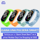 Concurso Movistar Days Live Shopping by Mega: Gana una pulsera Xiaomi Smart o unos audífonos Redmi