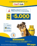 $5.000 de descuento en tus cargas Lipigas de 15kg para usuarios Claro