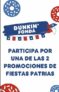 Gana 1 de 2 promociones de fiesta patrias de Dunkin