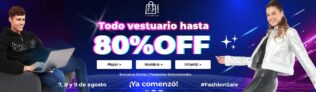 Fashion Sale en Fashion’s Park: Todo vestuario hasta 80% off