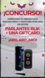 Concurso Dieciochero La Polar: Gana 1 de 2 premios de Parlante Blik + giftcard de $50.000