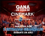 Gana 2 entradas semanales durante 1 año en Cinemark Mall Marina