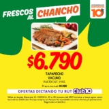 Ofertas Mayorista 10 Frescos al Chancho del 23 al 29 de enero 2025