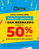 Promo Por Apertura Nacional Librería: 50% de descuento para las primeras 100 compras