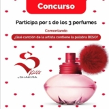 Gana el nuevo perfume de Shakira en el nuevo concurso de Preunic