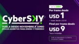 Promoción Sky Airline Cyber Monday 2019: Tramos desde $1 USD