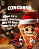 Gana una pizza familiar de 3 ingredientes en el concurso de Navidad de Telepizza