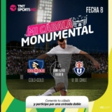 Gana entradas dobles al superclásico Colo Colo vs U de Chile cortesía de VTR y TNT Sports